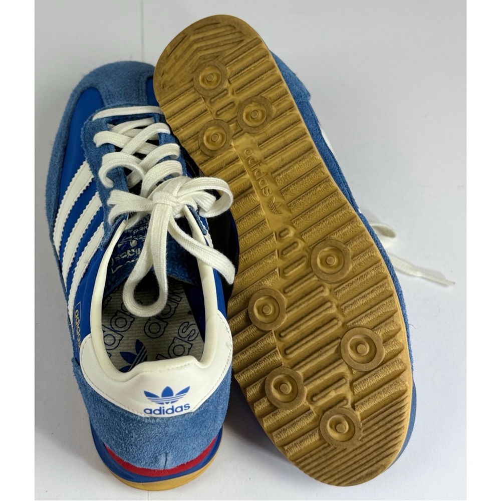 Adiddas Men’s Unisex SL 72 RS Sneaker Blue/White/Better Scarlet, size 7 US - Picture 7 of 15